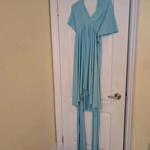 Eday Dress Convertible Dress Elegant Light Blue Women's Dress
